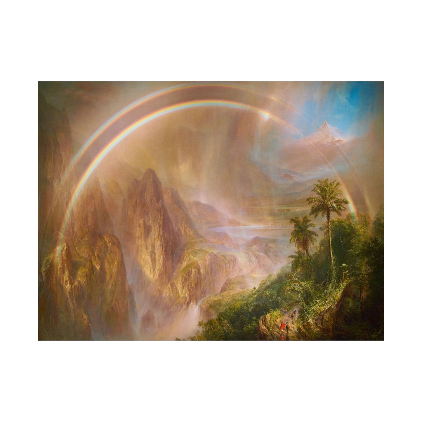 Church, Frederic Edwin - Rainy Season in the Tropics (1866) - Satin Posters
