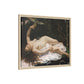 Courbet, Gustave - Woman with a Parrot (1866) - Matte Canvas, Framed