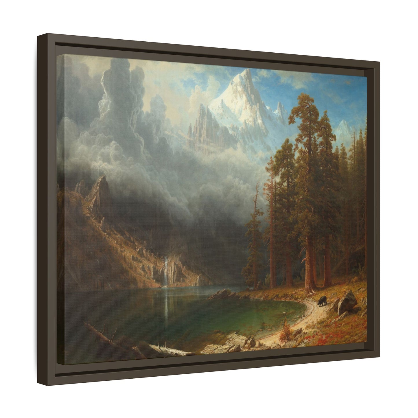 Bierstadt, Albert - Mount Corcoran (1877) - Matte Canvas, Framed