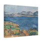 Cézanne, Paul - The Bay of Marseille, Seen from L'Estaque (1885) - Canvas Block, unframed