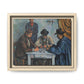 Cézanne, Paul - The Card Players (1892) - Matte Canvas, Framed