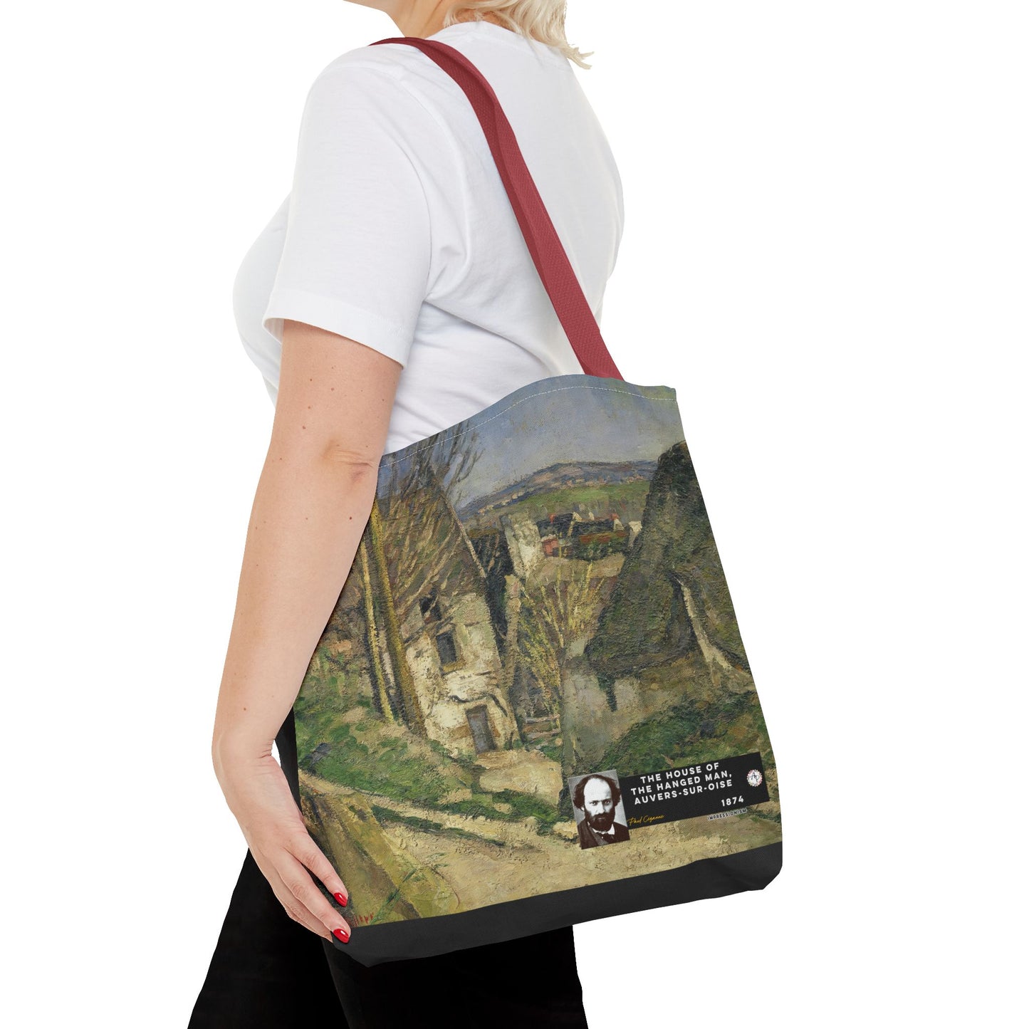 Cézanne, Paul - The House of the Hanged Man, Auvers-sur-Oise (1874) - Tote Bag