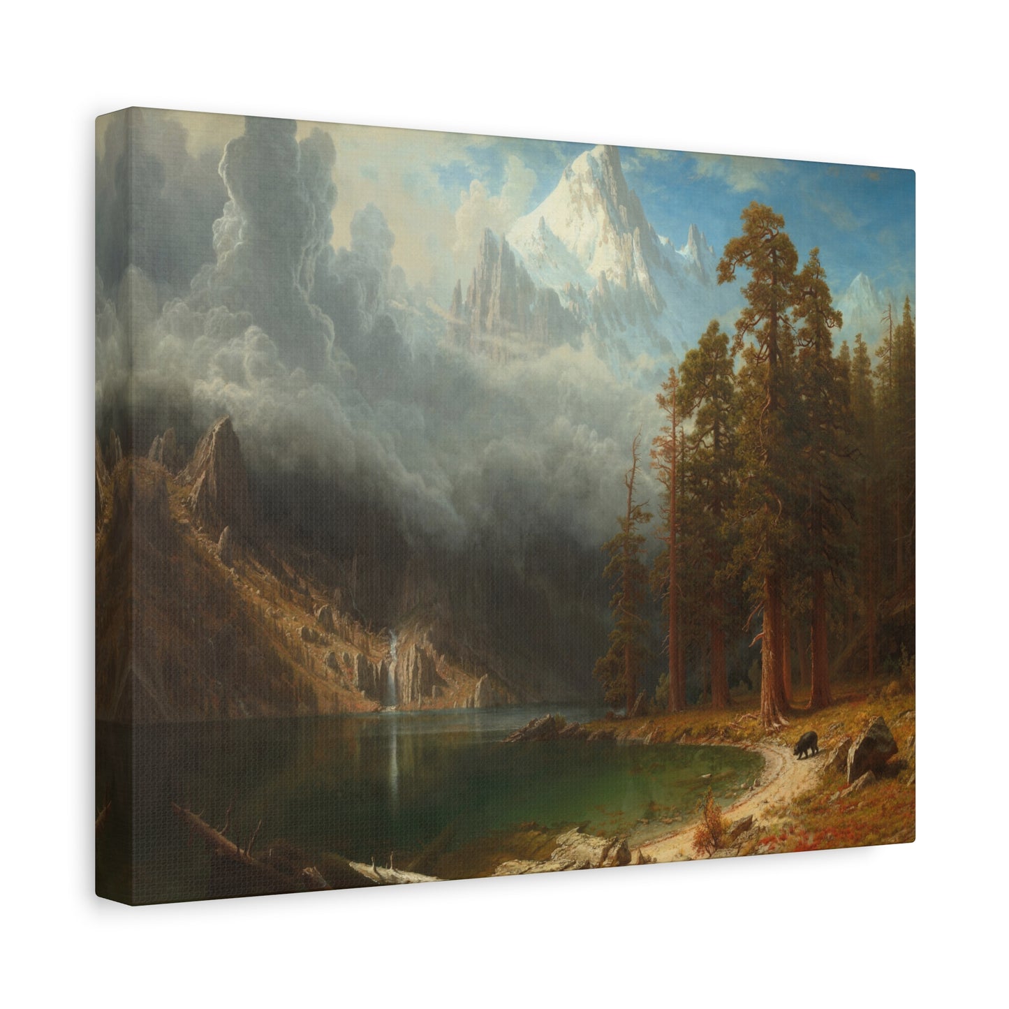 Bierstadt, Albert - Mount Corcoran (1877)- Canvas Block, unframed