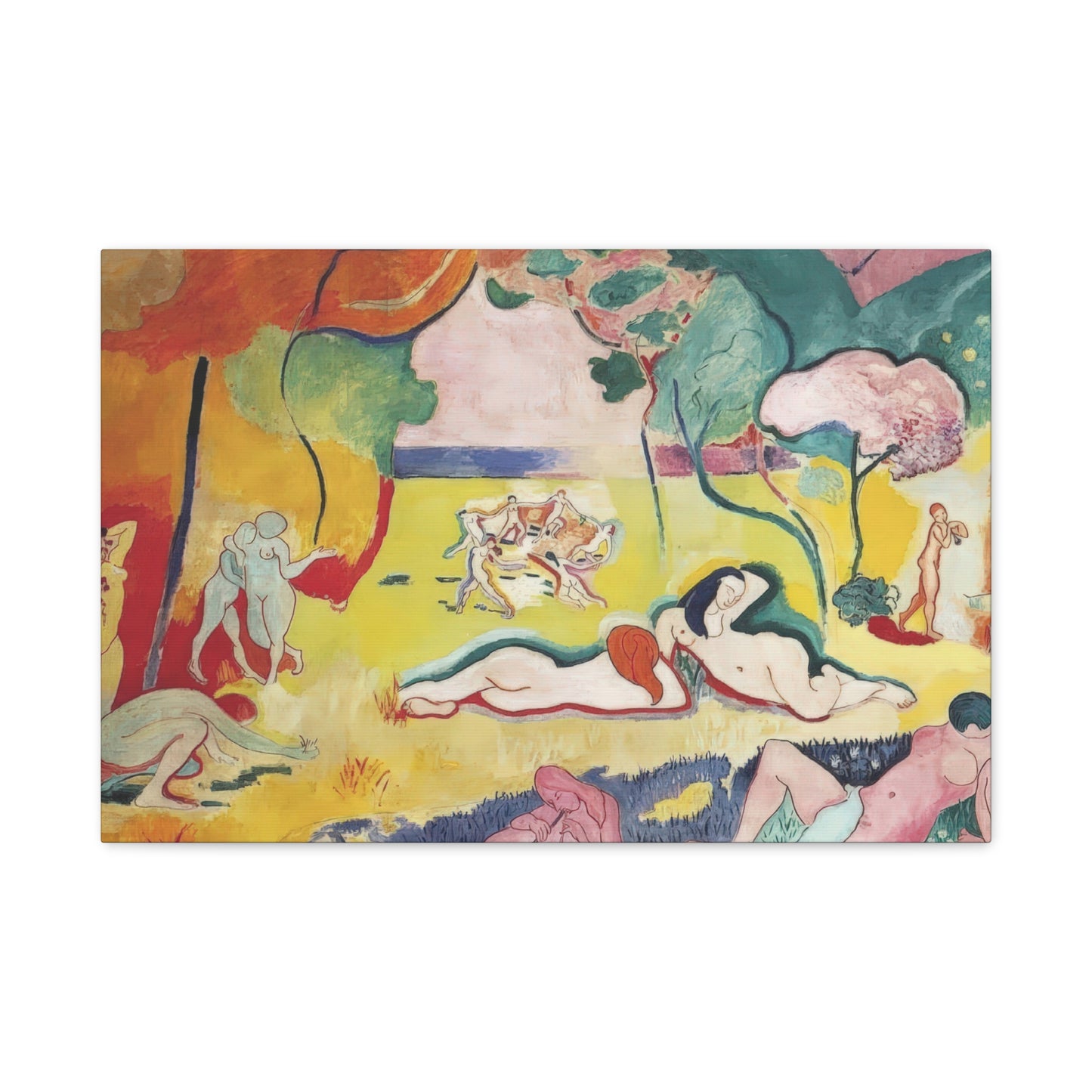 Matisse, Henri - The Joy of Life (1905) - Canvas Block, unframed