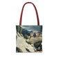 Cézanne, Paul - L’Estaque, Melting Snow (1870) - Tote Bag