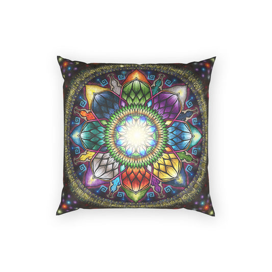 Pacio, Adam - Mystic Jewel Mandala - Poly Velvet Pillow