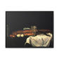 Cézanne, Paul - Still Life with Bread and Eggs (1865) - Matte Canvas, Framed
