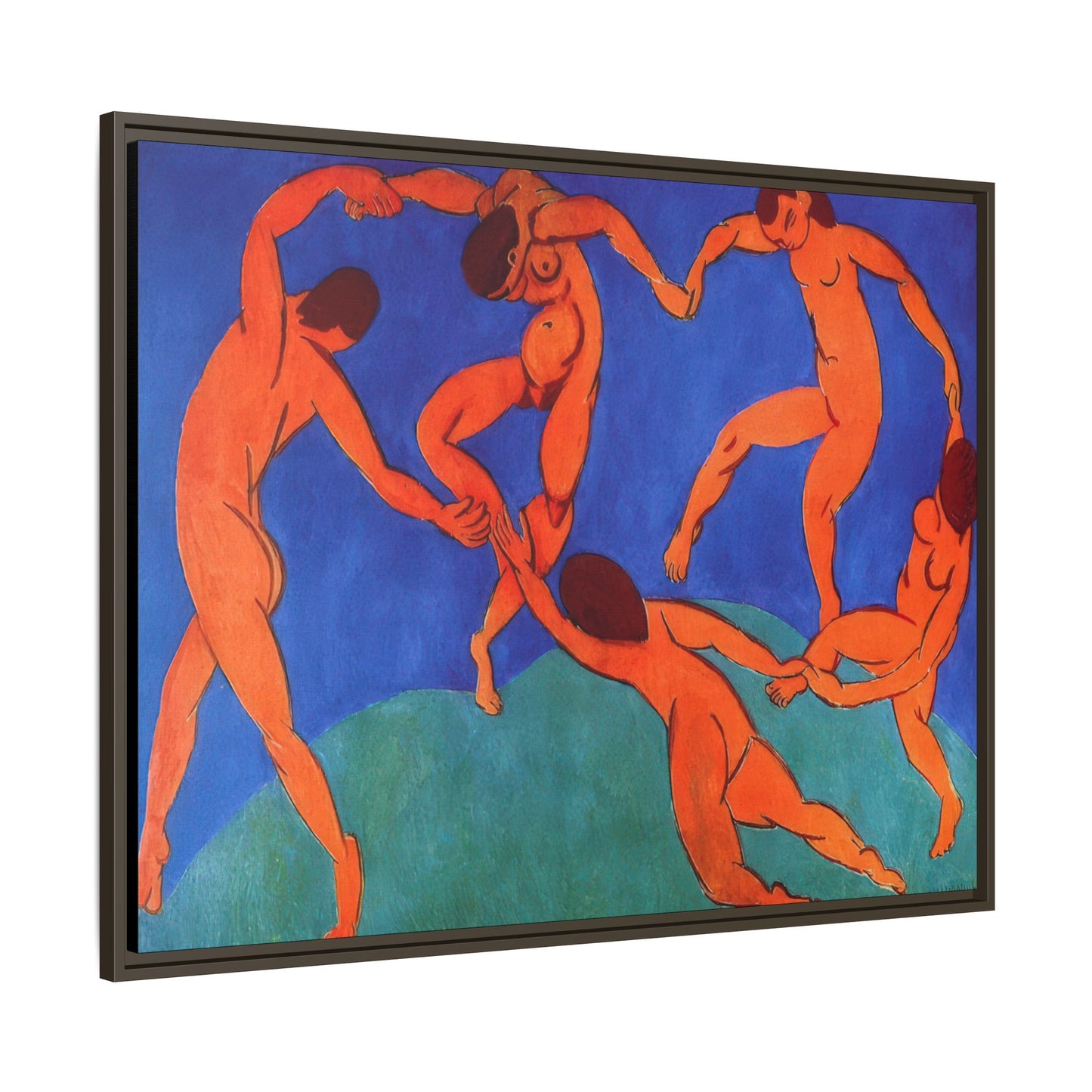 Matisse, Henri - Dance (II) (1910) - Matte Canvas, Framed