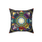 Pacio, Adam - Mystic Jewel Mandala - Suede Square Pillow
