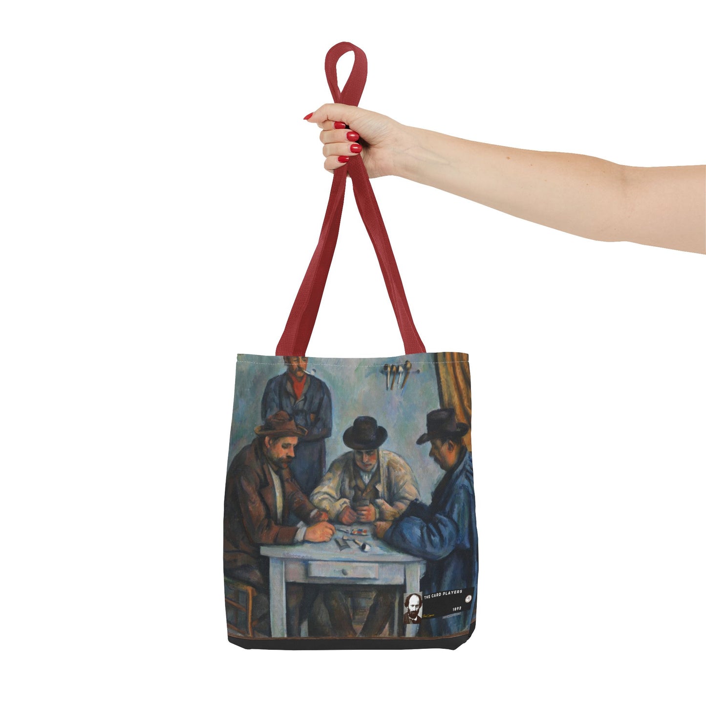 Cézanne, Paul - The Card Players (1892) - Tote Bag