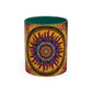 Pacio, Adam - Solar Disc Mandala - Colorful Accent Mugs