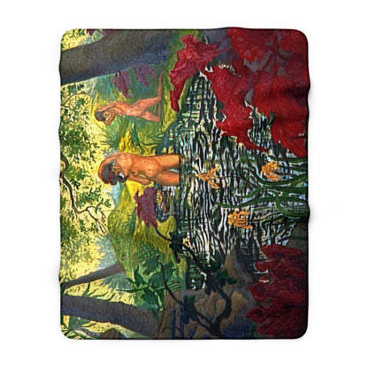 Ranson, Paul - The Lotus Bather (1906) - Sherpa Fleece Blanket