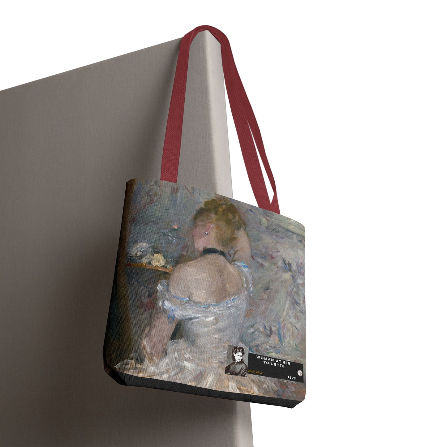 Morisot, Berthe - Woman at Her Toilette (1880) - Tote Bag