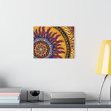 Solar Disc Mandala - Acrylic Block