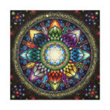 Mystic Jewel Mandala A  - Canvas