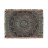 Obsidian Grandmothers Mandala - Woven Blanket