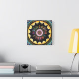 Obsidian Grandmothers Mandala A - Canvas