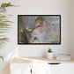 Morisot, Berthe - Woman at Her Toilette (1880) - Matte Canvas, Framed