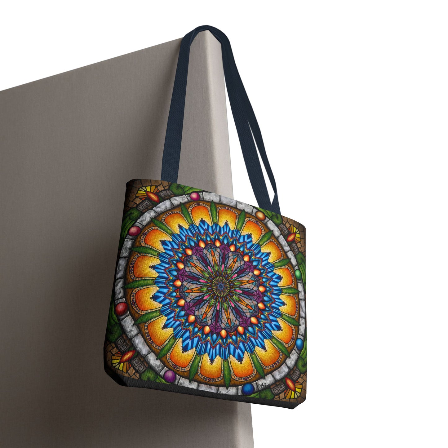 Pacio, Adam - Emerald Arrows Mandala - Tote Bag
