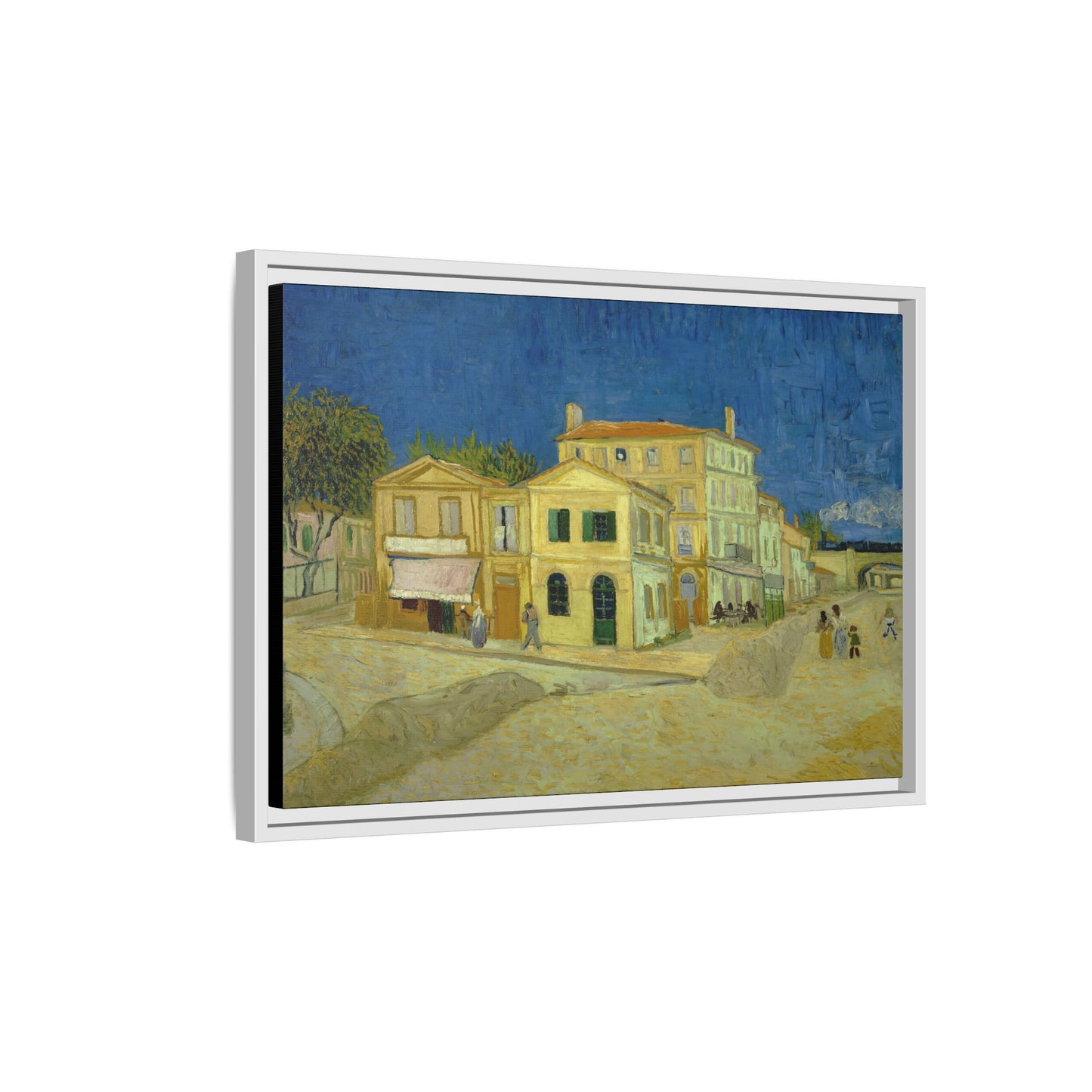 Van Gogh, Vincent - The Yellow House (1888) - Matte Canvas, Framed