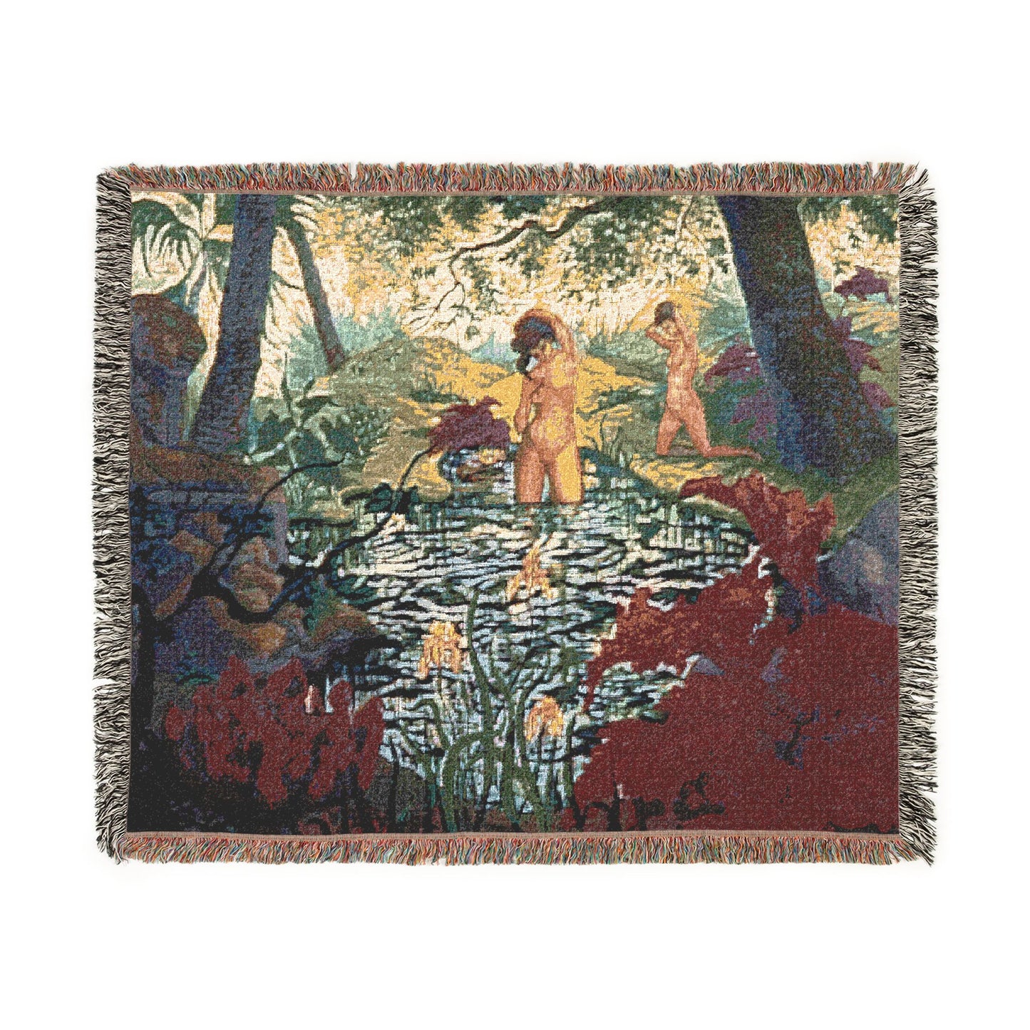Ranson, Paul - The Lotus Bather (1906) - Woven Blanket