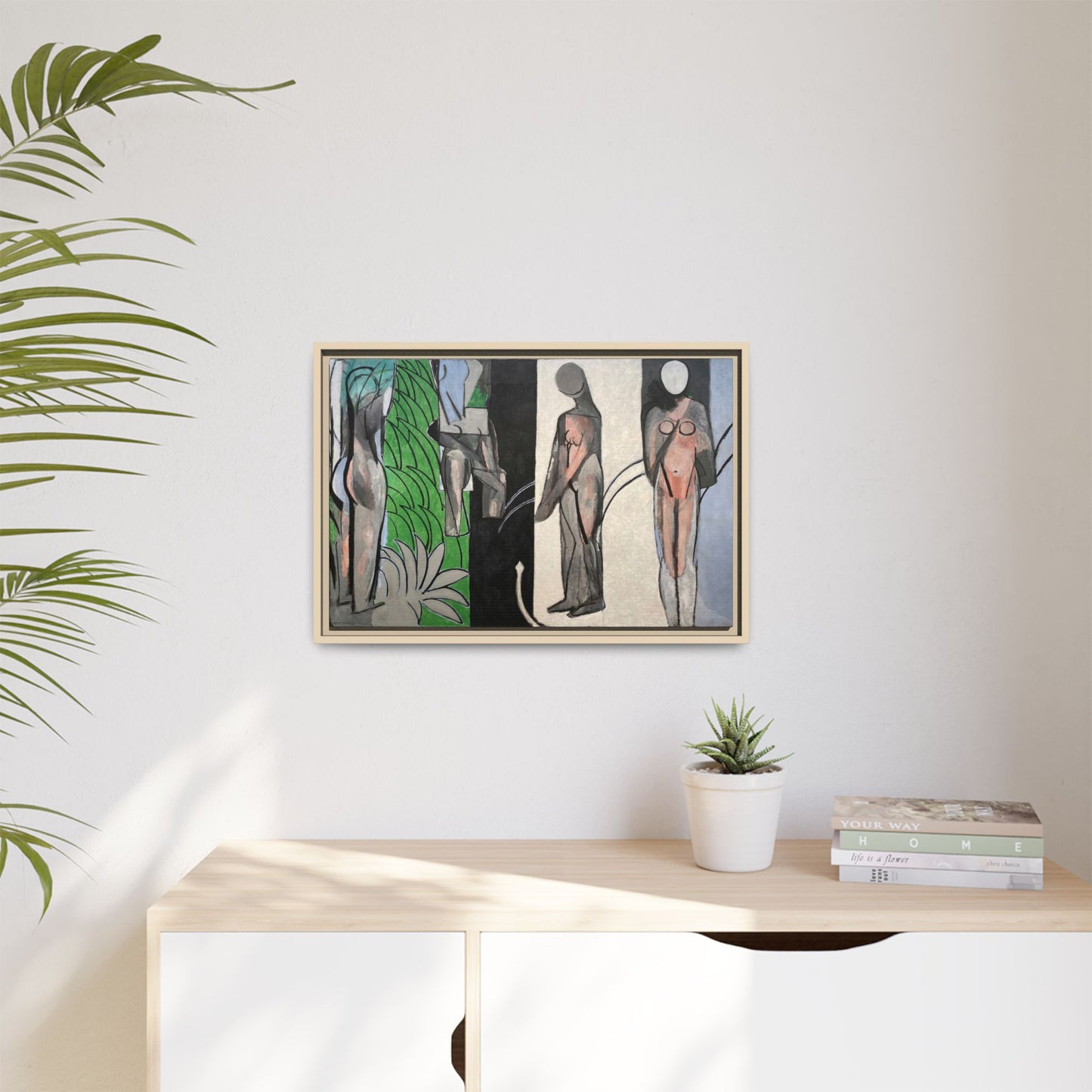 Matisse, Henri - Bathers by a River (1917) - Matte Canvas, Framed