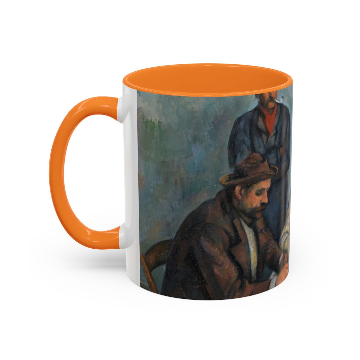 Cézanne, Paul - The Card Players (1892) - Colorful Accent Mugs