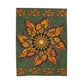 Pacio, Adam - Monarch Butterfly Mandala - Velveteen Plush Blanket