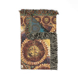 Lion Summer Mandala A - Woven Blanket