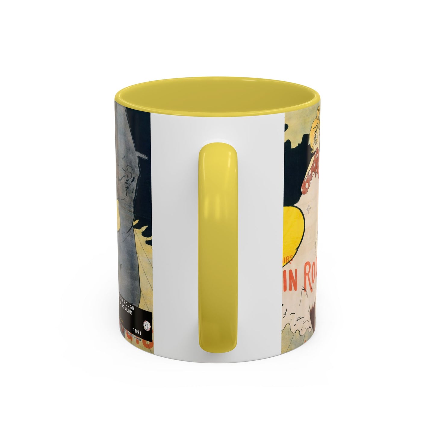 Toulouse-Lautrec, Henri - Moulin Rouge - La Goulue (1891) - Colorful Accent Mugs