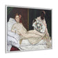 Manet, Édouard - Olympia (1870) - Matte Canvas, Framed