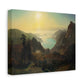 Bierstadt, Albert - Donner Lake from the Summit (1873) - Canvas Block, unframed