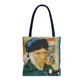 Van Gogh, Vincent - Self Portrait with Bandaged Ear (1889) - Tote Bag