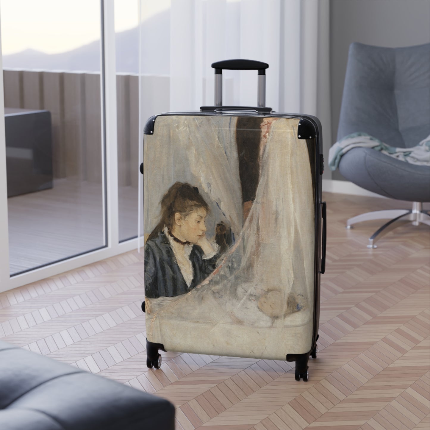 Morisot, Berthe - The Cradle (1872) - Suitcase