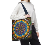 Emerald Arrows Mandala - Tote Bag