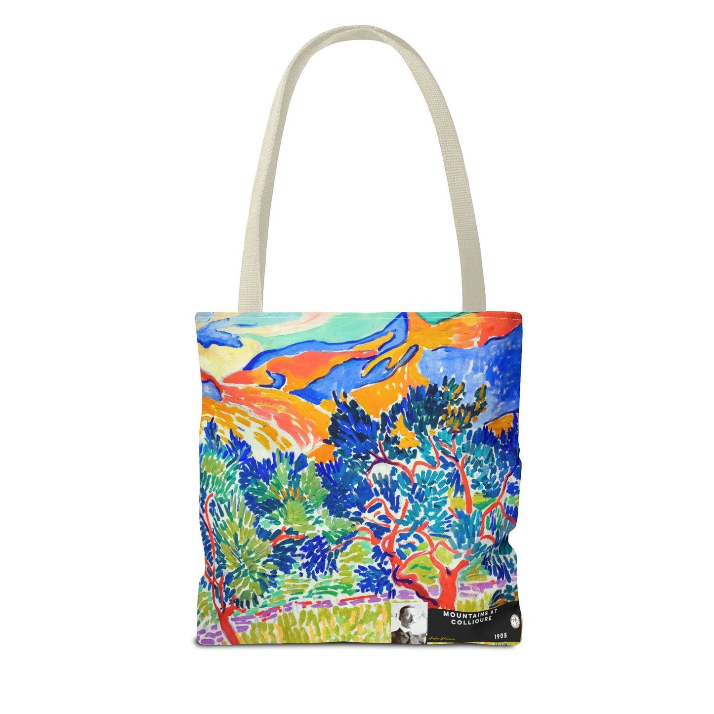 Derain, André - Mountains at Collioure (1905) - Tote Bag