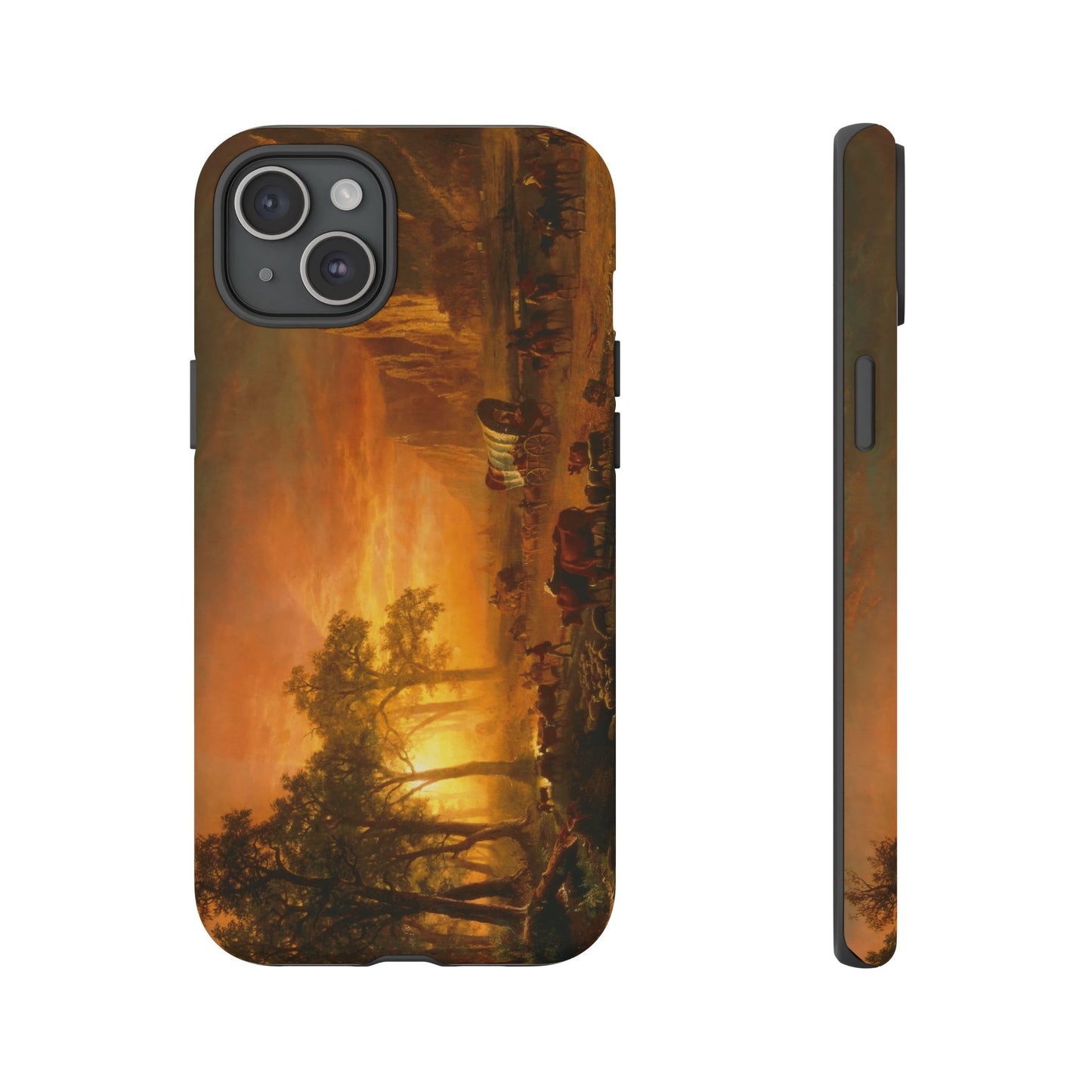 Bierstadt, Albert - Emigrants Crossing the Plains (1867) - Tough Phone Cases
