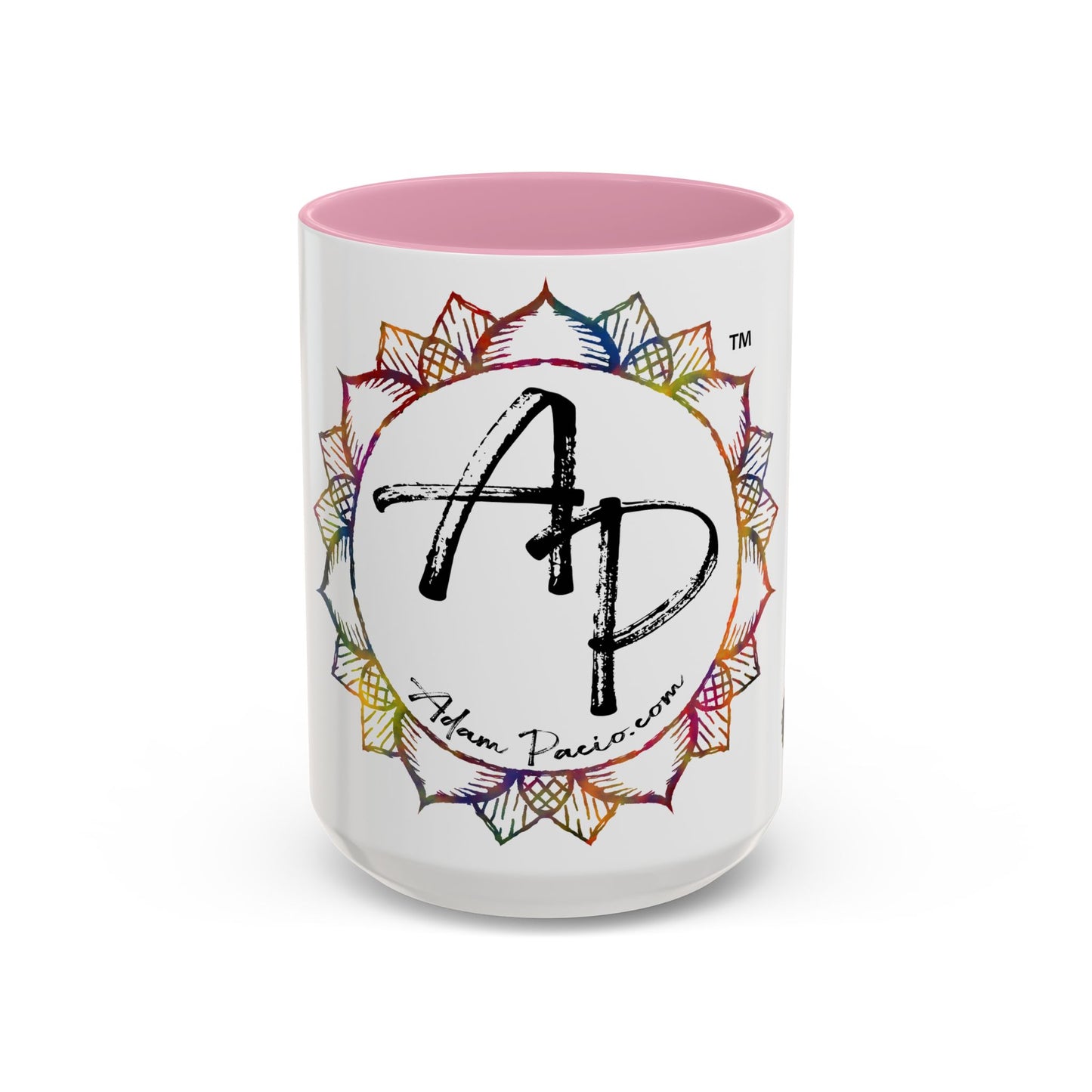 AdamPacio.com - White Logo - Colorful Accent Mugs