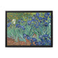Van Gogh, Vincent - Irises (1889) - Matte Canvas, Framed