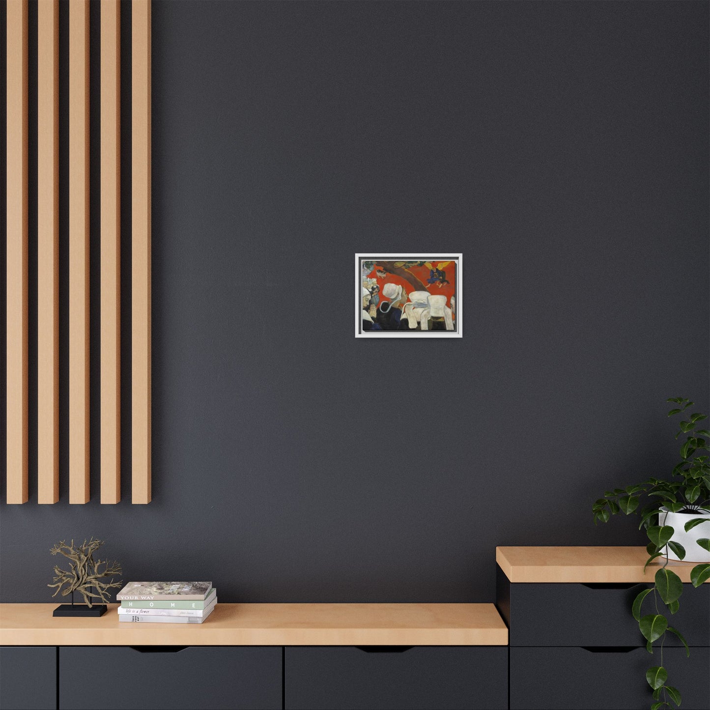 Gauguin, Paul - Vision of the Sermon (Jacob Wrestling with the Angel) (1888) - Matte Canvas, Framed