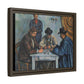 Cézanne, Paul - The Card Players (1892) - Matte Canvas, Framed