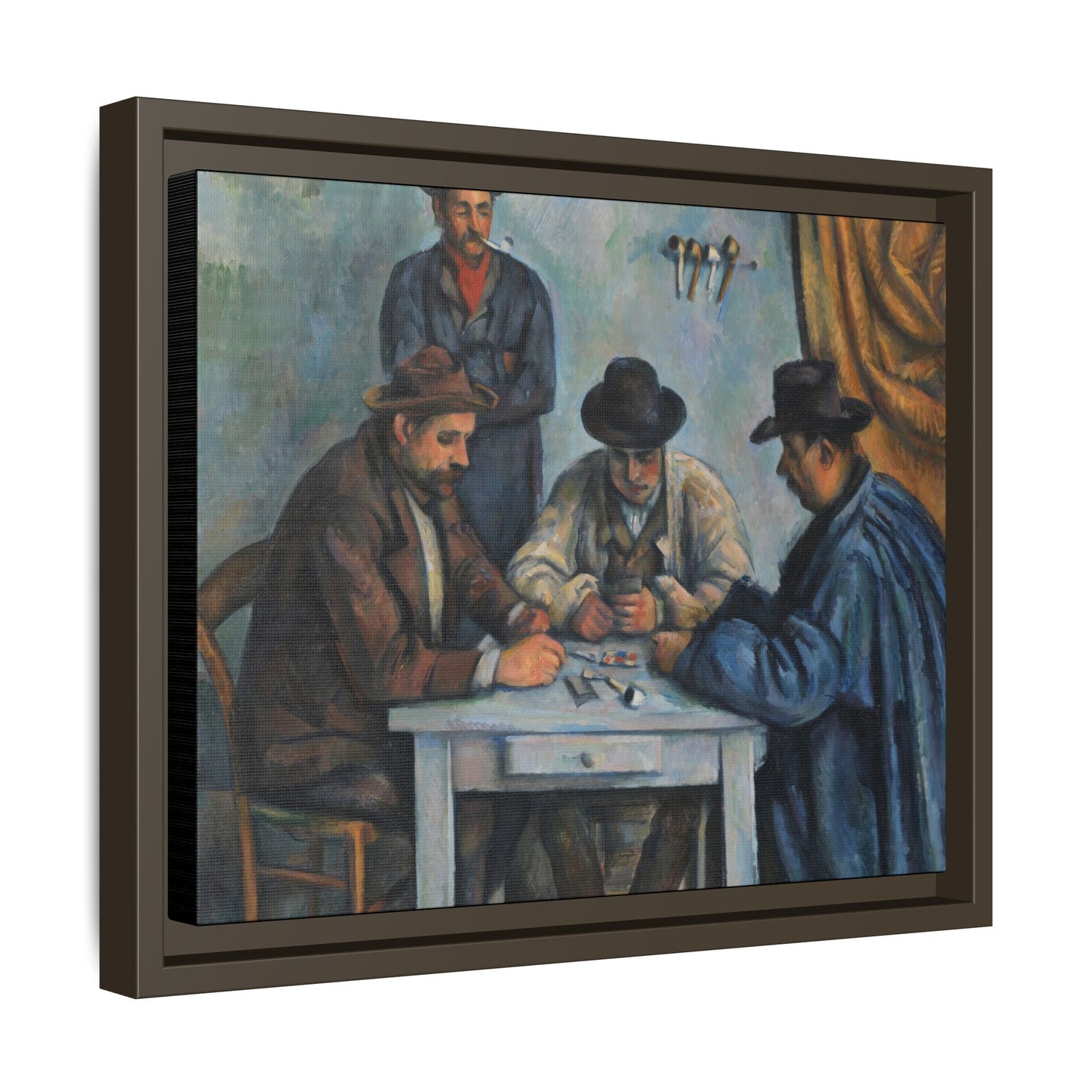 Cézanne, Paul - The Card Players (1892) - Matte Canvas, Framed