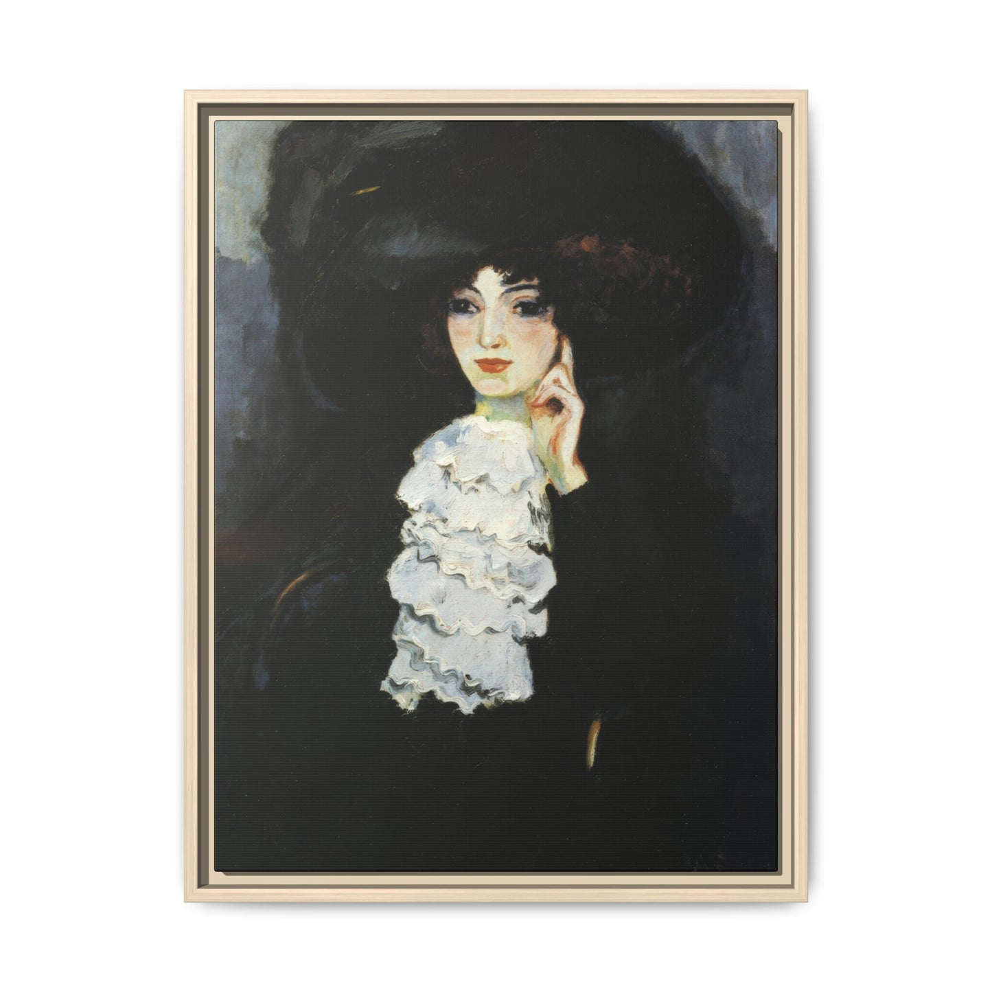Van Dongen, Kees - Woman with Frill (1905) - Matte Canvas, Framed