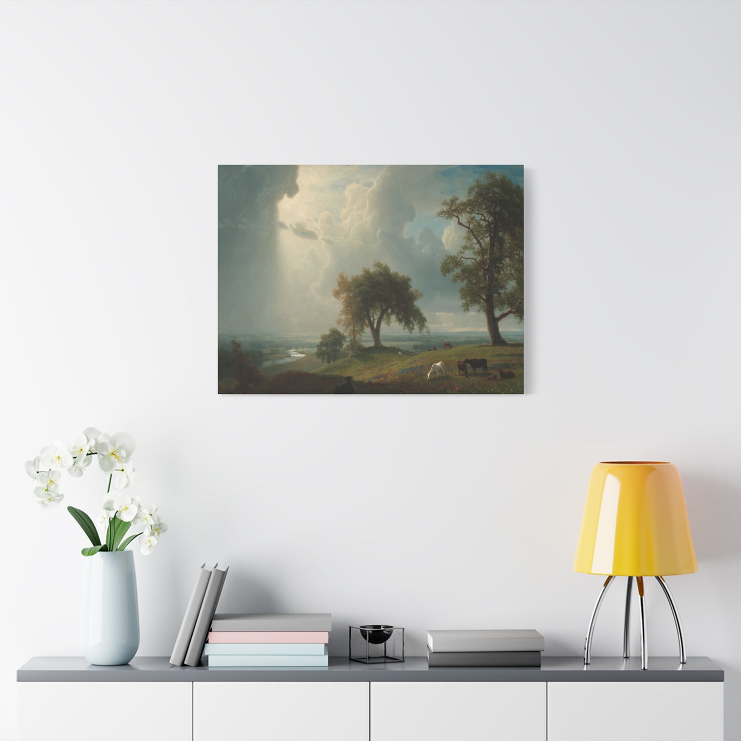 Bierstadt, Albert - California Spring (1875) - Canvas Block, unframed