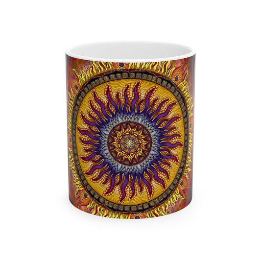 Pacio, Adam - Solar Disc Mandala - Ceramic Mug