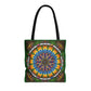 Emerald Arrows Mandala - Tote Bag