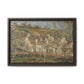 Pissarro, Camille - Red Roofs, Corner of a Village in Winter (1877) - Matte Canvas, Framed