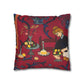 Matisse, Henri - The Dessert Harmony in Red (1908) - Suede Square Pillowcase