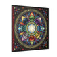 Mystic Jewel Mandala - Framed Matte Canvas