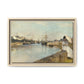 Morisot, Berthe - The Harbor at Lorient (1869) - Matte Canvas, Framed